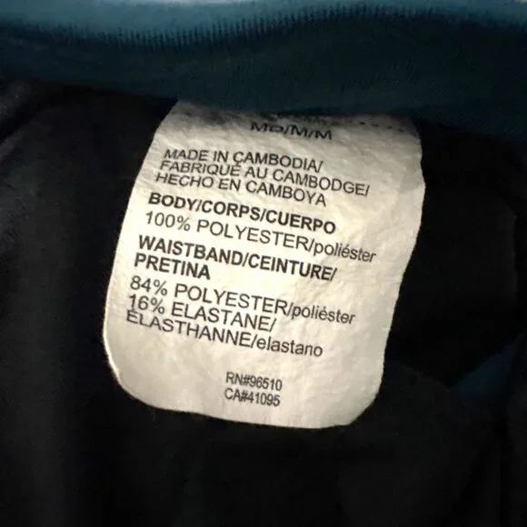 Under Armour Womens HeatGear Loose Fit Shorts M Teal/Black Polyester & Elastane - Picture 4 of 7